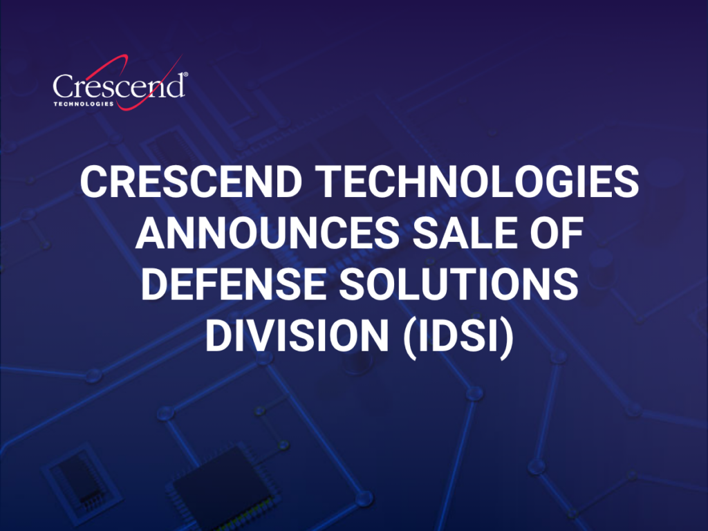 Crescend announces sales of Defense division (IDSI)