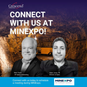 Showcasing Innovations in RF Microwave Energy Applications in Mining: Crescend Technologies’ Leadership to Attend MINExpo 2024