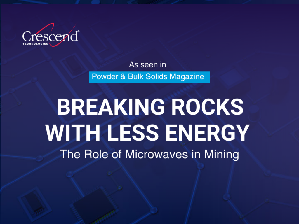 breaking Rocks with less energy. The role of solid-state microwave in mining.